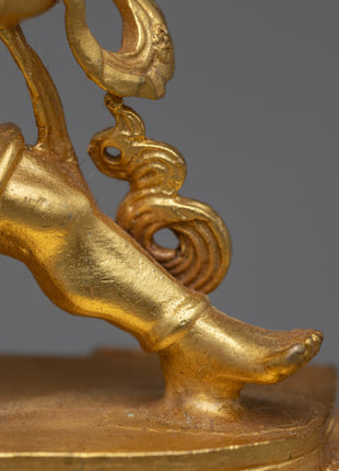 Machine Made Bodhisattva Vajrapani Statue | Gold Gilded Buddhist Statue