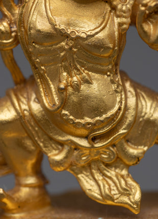 Machine Made Bodhisattva Vajrapani Statue | Gold Gilded Buddhist Statue