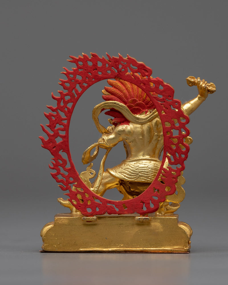 Machine Made Bodhisattva Vajrapani Statue | Gold Gilded Buddhist Statue