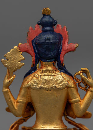 Chenresig Statue | Handmade Bodhisattva Deity of Compassion