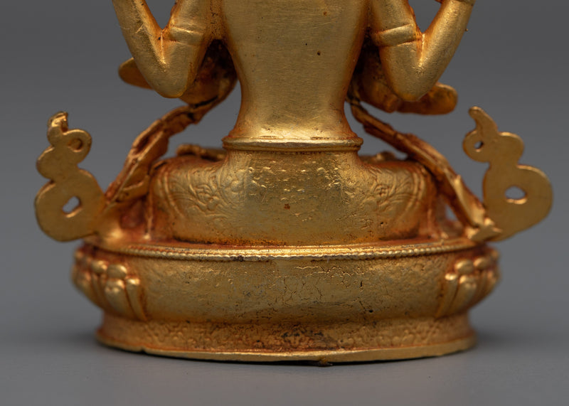 Chenresig Statue | Handmade Bodhisattva Deity of Compassion