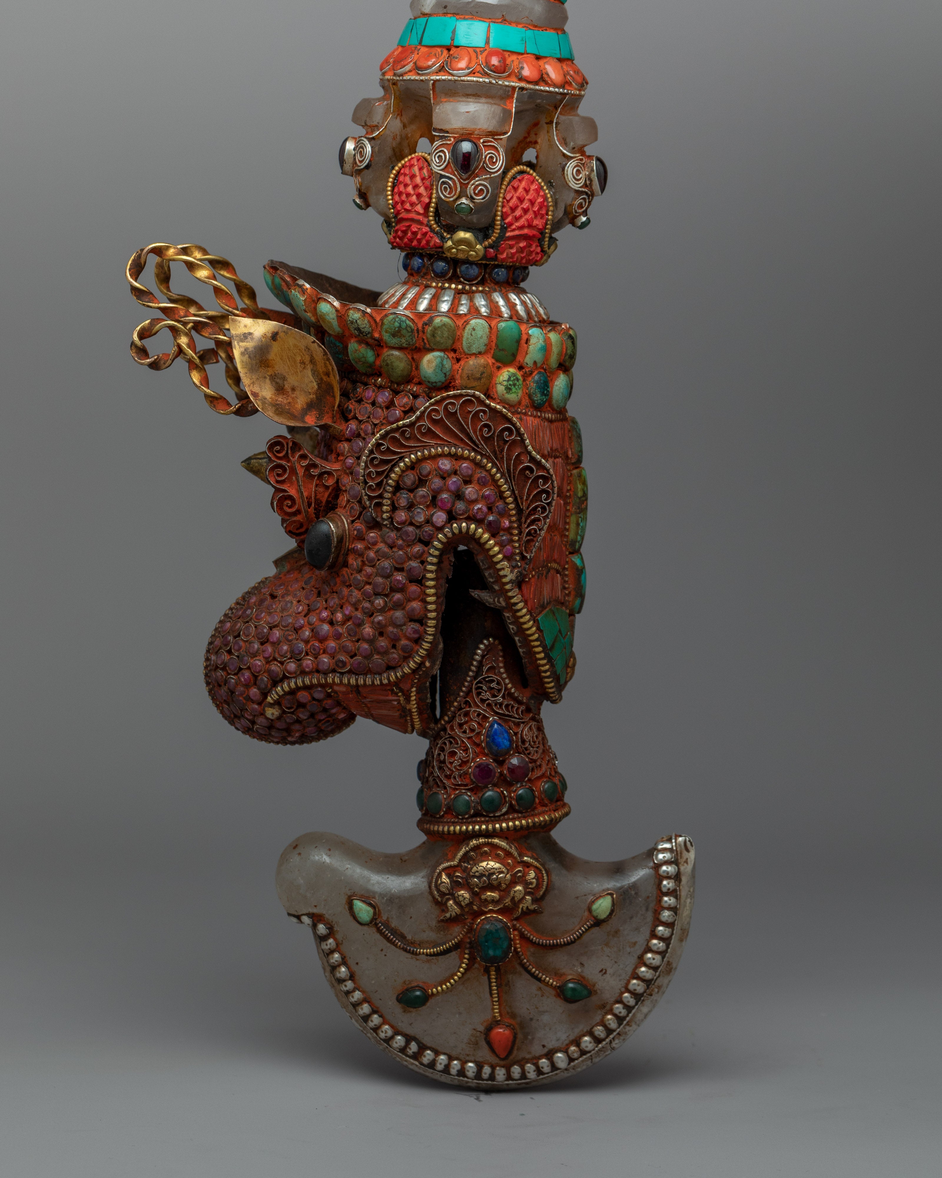 Buddhist Kartika Knife | Silver Body Kartika