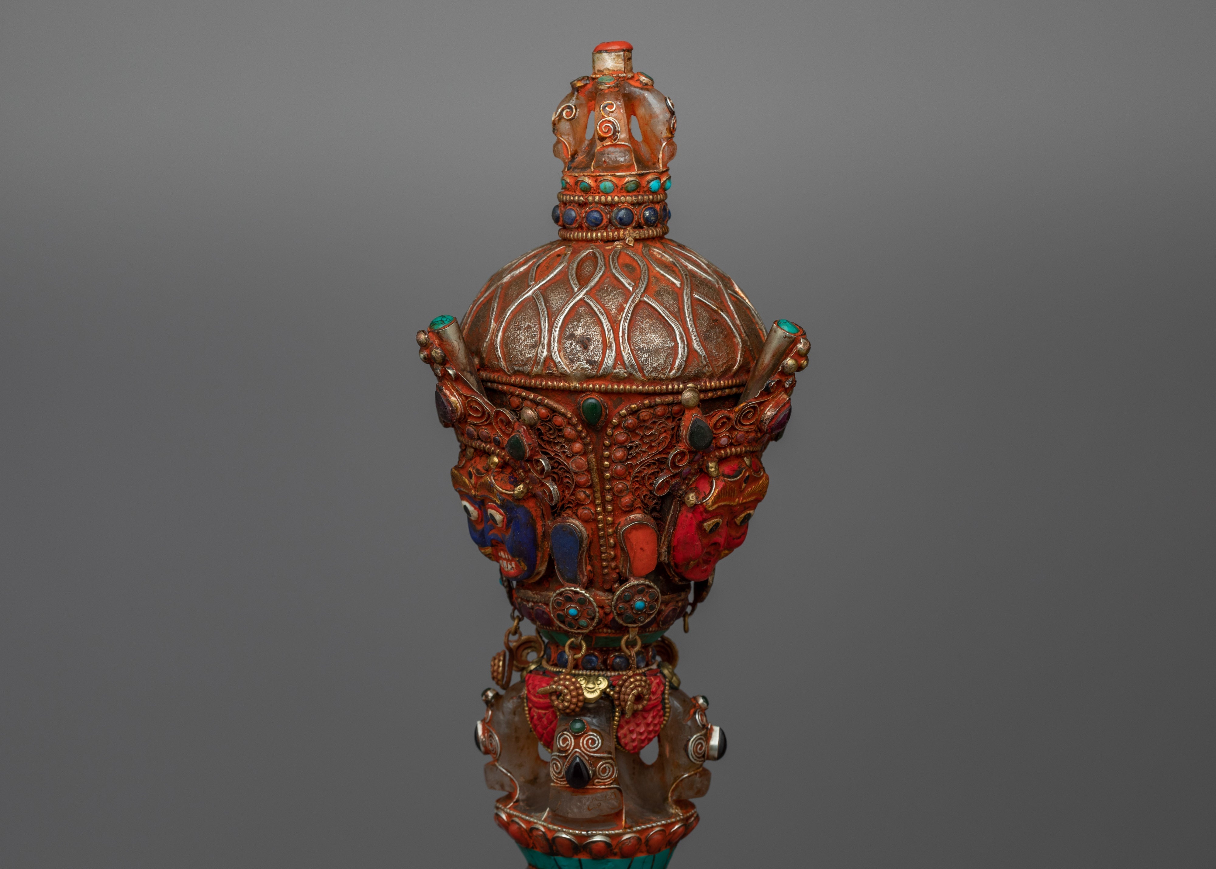 Buddhist Kartika Knife | Silver Body Kartika