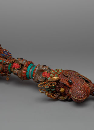 Buddhist Kartika Knife | Silver Body Kartika