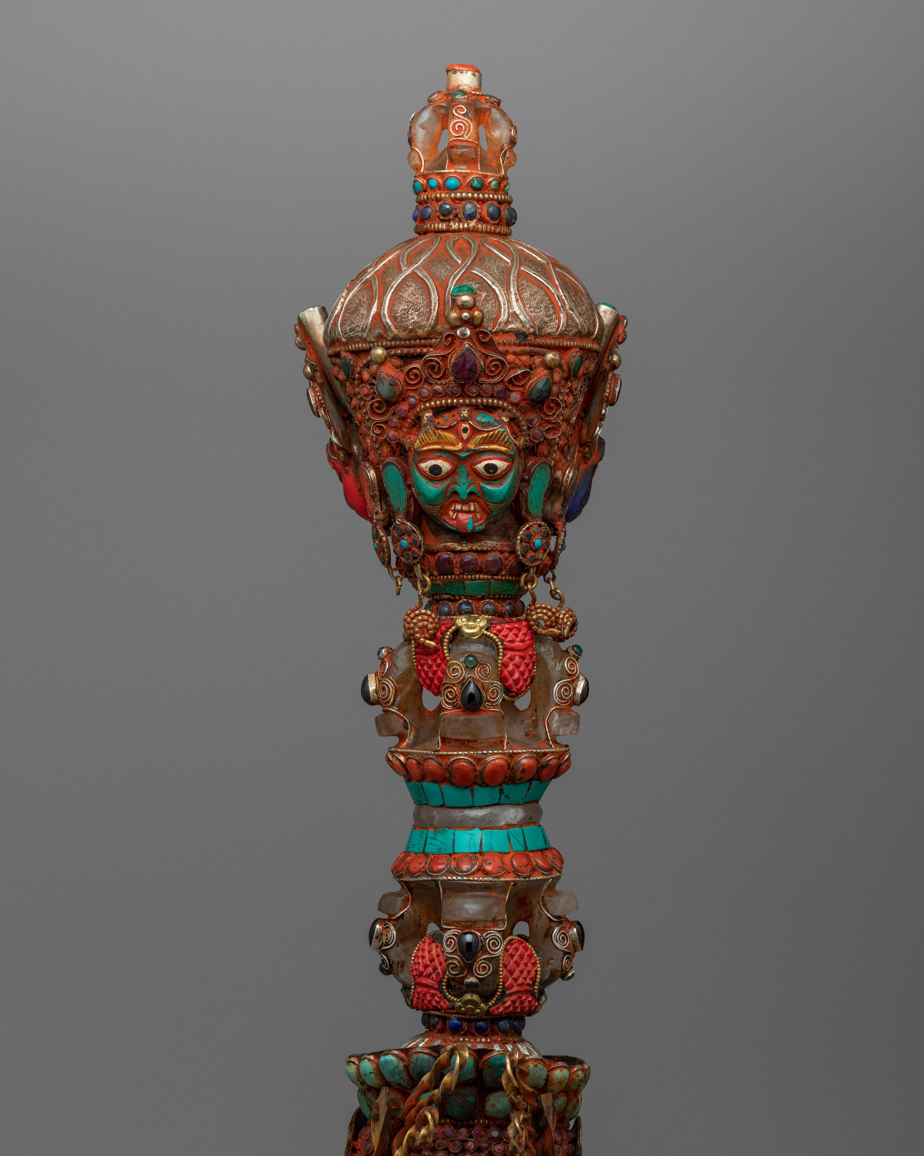 Buddhist Kartika Knife | Silver Body Kartika