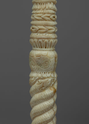 Snake Wine Skull Headed Tibetan Phurba | Traditionally Hand-Carved On Buffalo Bone