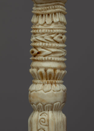Hand Carved Single Skull Headed Phurba | Traditional Buddhist Ritual Dagger