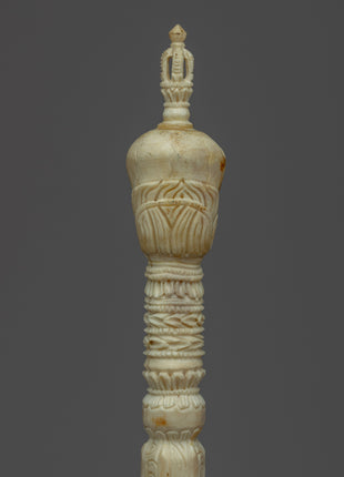 Hand Carved Single Skull Headed Phurba | Traditional Buddhist Ritual Dagger