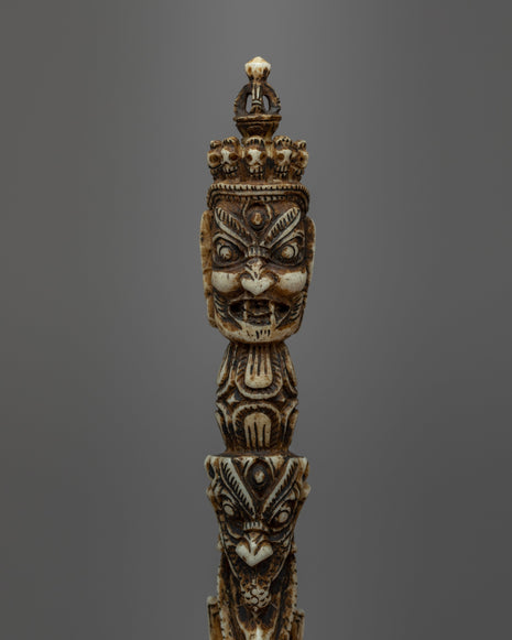 Small Bone Phurba | Tibetan Dagger