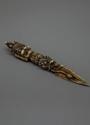 Small Bone Phurba | Tibetan Dagger