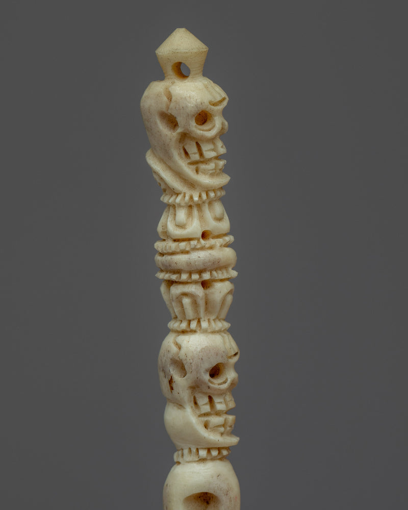 2 Headed Skull Phurba | Ritual Dagger in Buddhism
