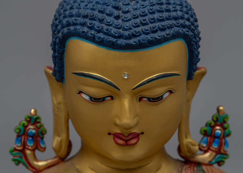 Garden Buddha Head | Traditional Handcrafted Buddhist Art