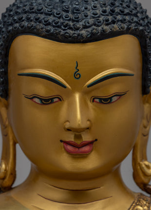 Buddha Head Decor | Handcrafted Buddhist Statue for Meditation