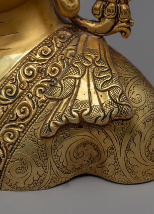 Buddha Head Decor | Handcrafted Buddhist Statue for Meditation