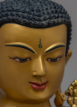 Buddha Head Decor | Handcrafted Buddhist Statue for Meditation