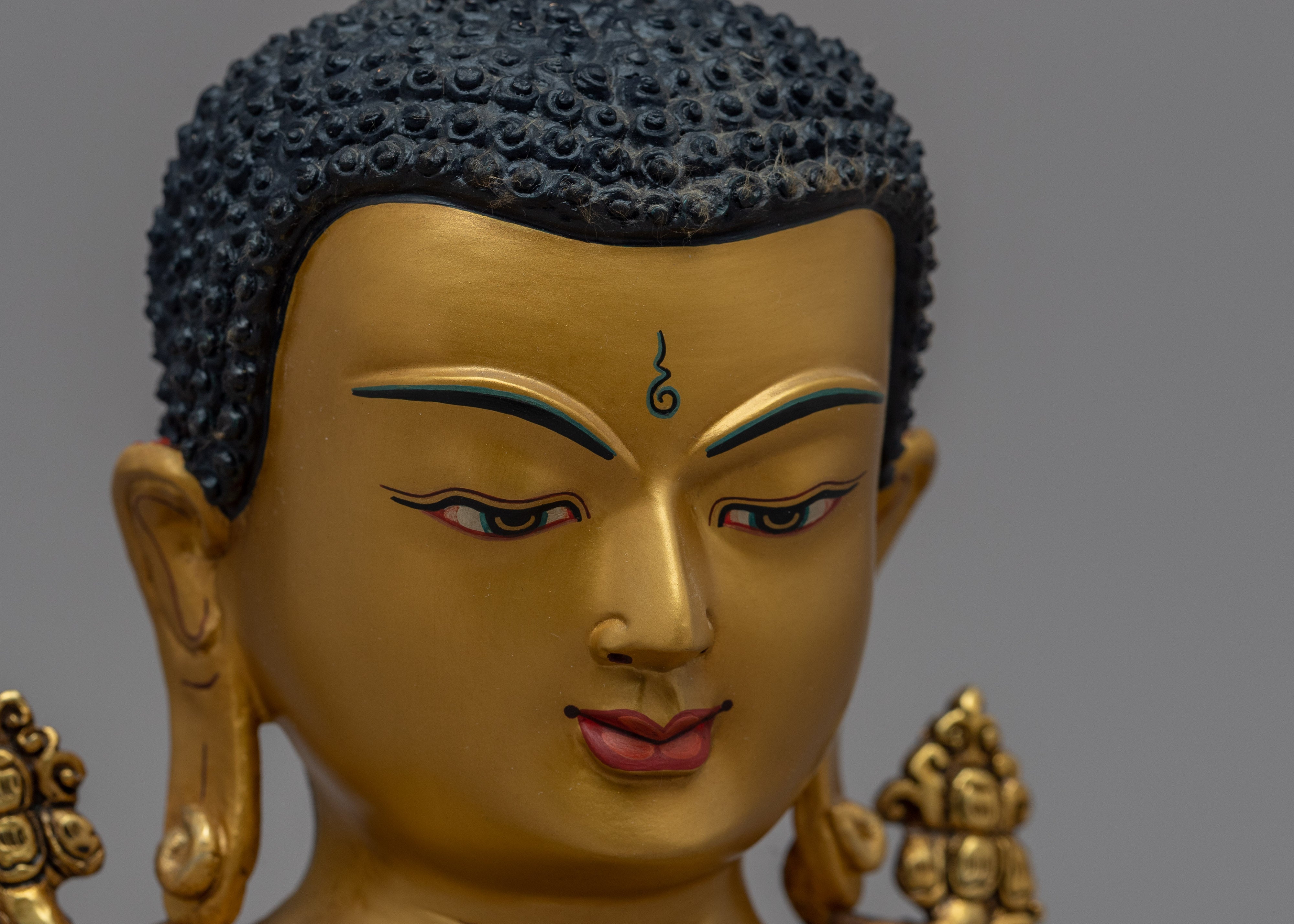 Buddha Head Decor | Handcrafted Buddhist Statue for Meditation