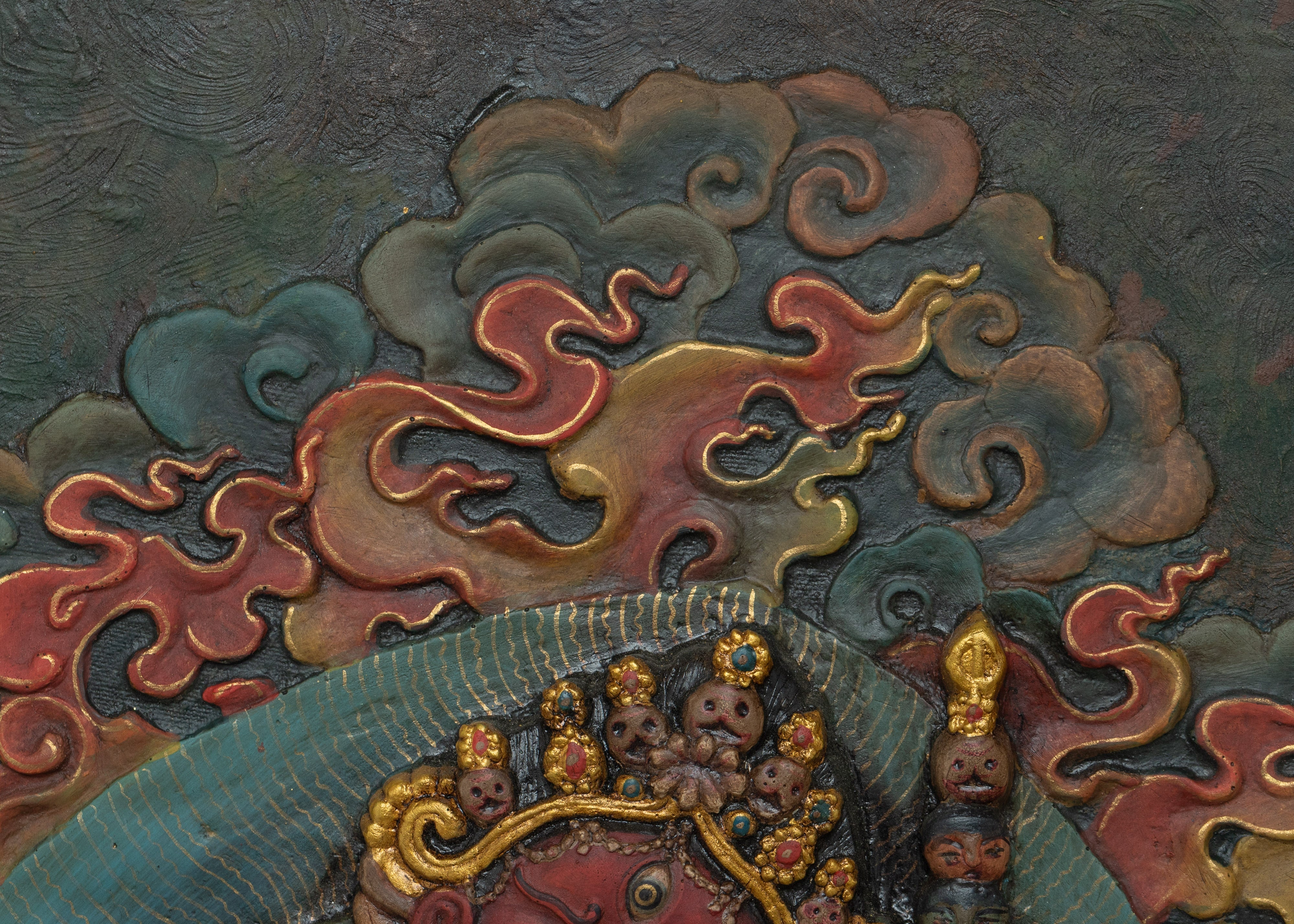 Wall Relief Art of Dorje Phagmo | Himalayan Art Work