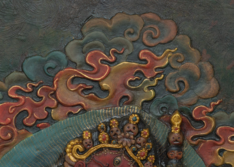Wall Relief Art of Dorje Phagmo | Himalayan Art Work