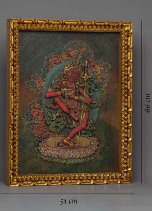 Wall Relief Art of Dorje Phagmo | Himalayan Art Work