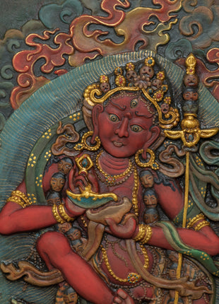 Wall Relief Art of Dorje Phagmo | Himalayan Art Work