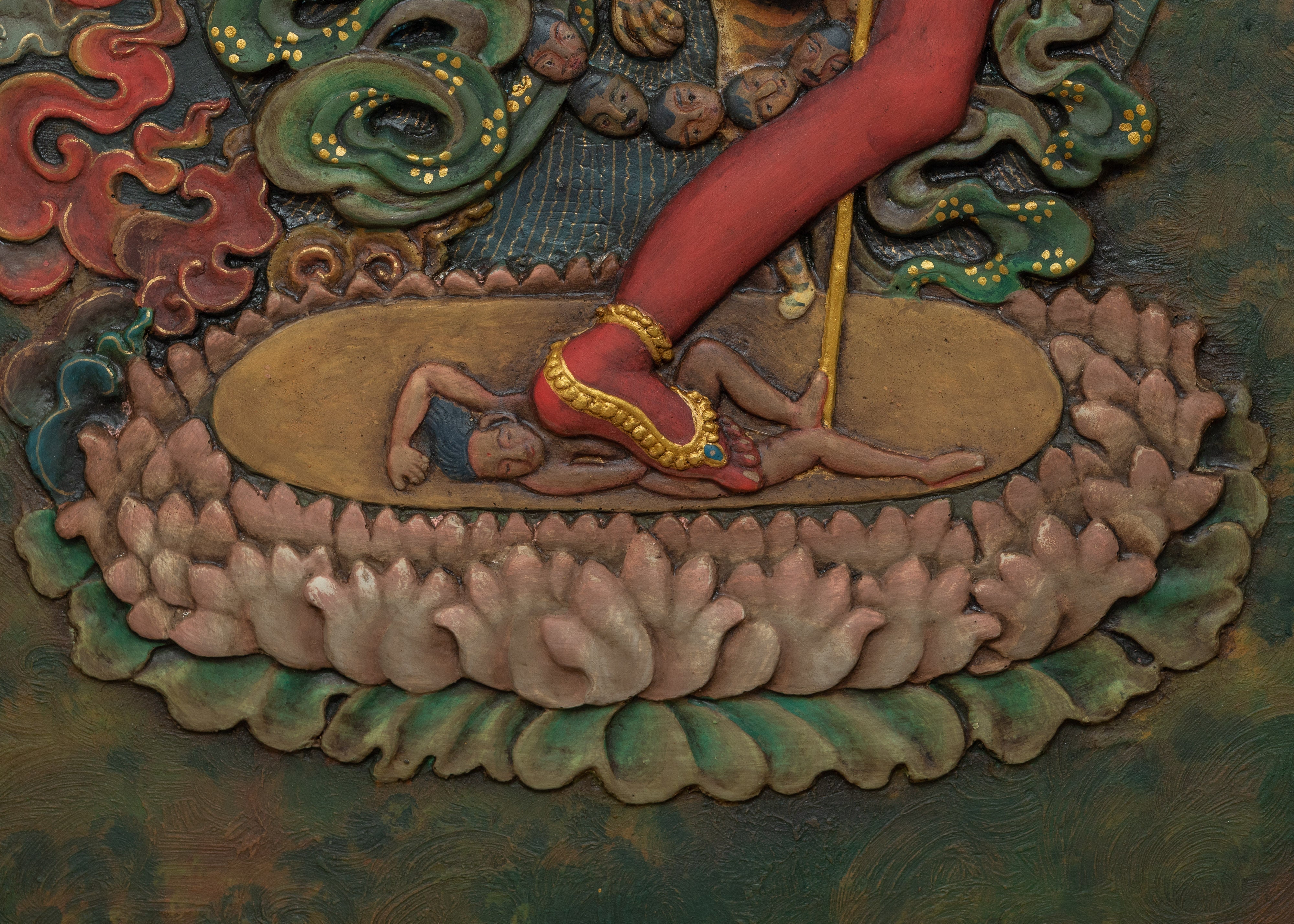 Wall Relief Art of Dorje Phagmo | Himalayan Art Work