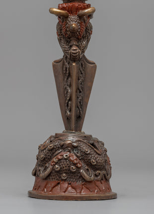 Buddhist Dorje Phurba | Oxidized Copper Dagger