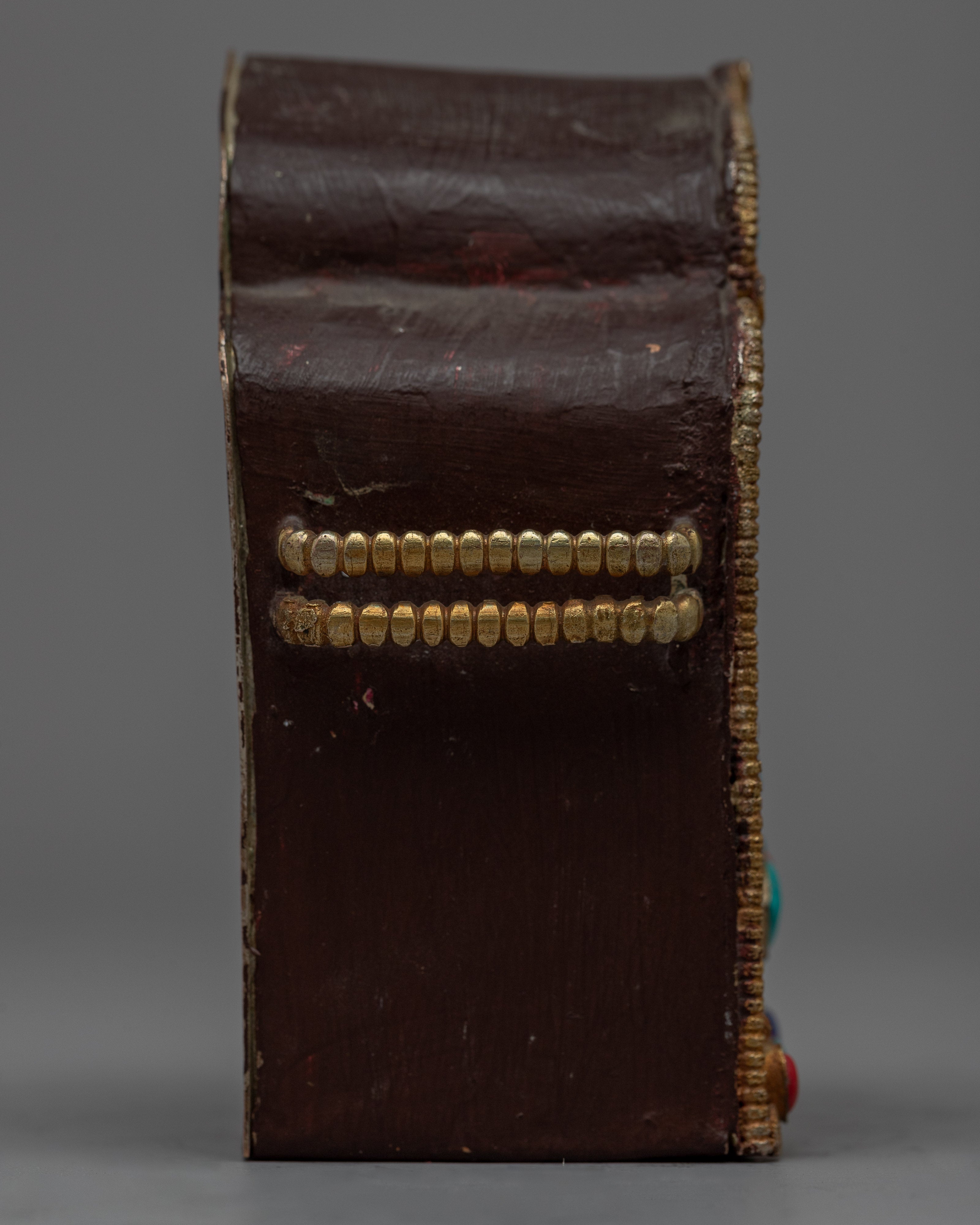 Treasure Chest Jewelry Box "Ghau" | 24k Gold Plated