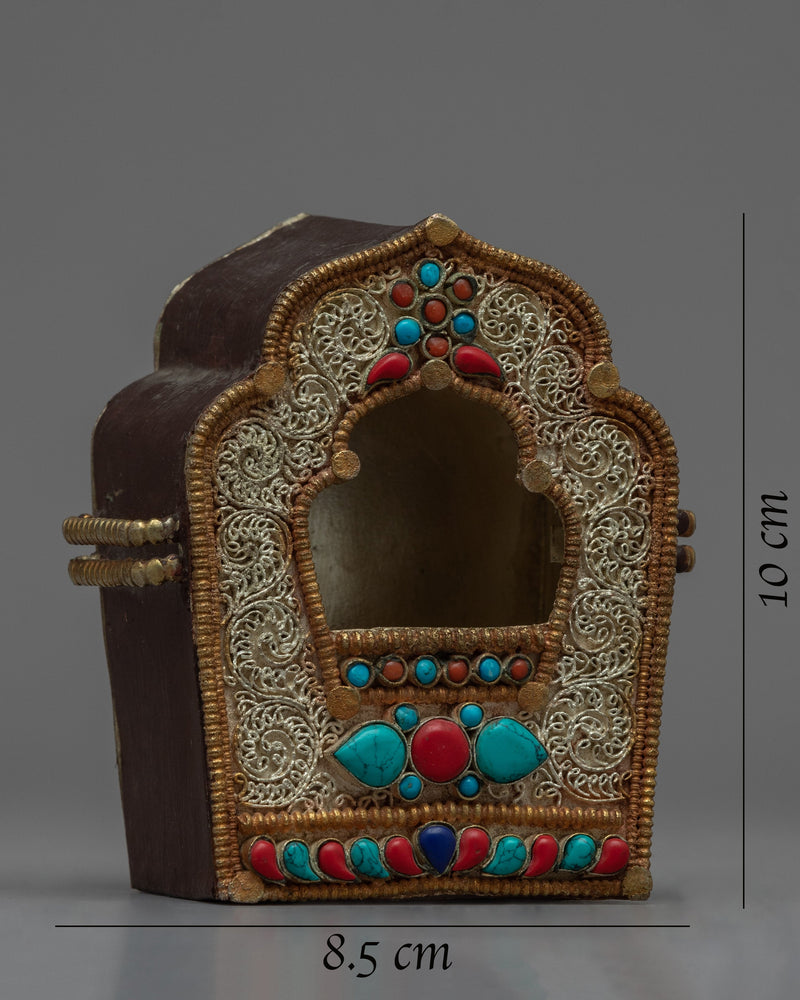 Treasure Chest Jewelry Box "Ghau" | 24k Gold Plated