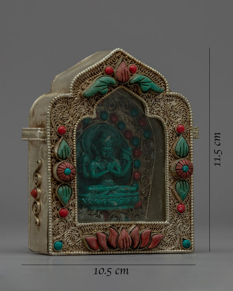 Ghau Prayer Box | Copper Body Box