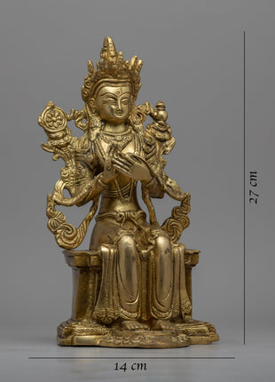 Maitreya Buddha Statue | Traditionally Made in Nepal
