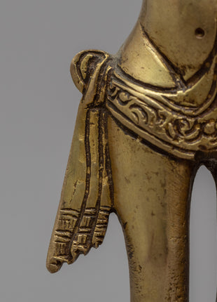 Gandhara Standing Buddha Statue | Brass Body Sculpture