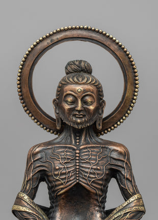 Fasting Buddha Statue | Traditional Handcrafted Brass Statue