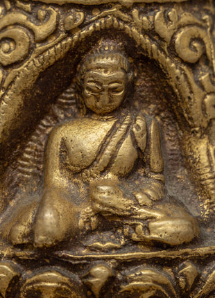 Stupa Shape Ghanta | Handcrafted Brass Bell