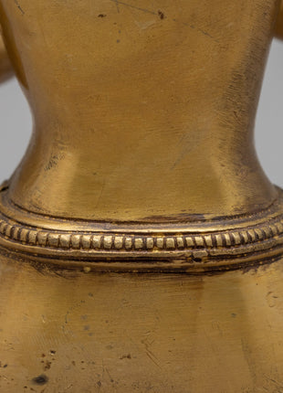 Himalayan Bodhisattva Statue | Brass Body Buddhist Art