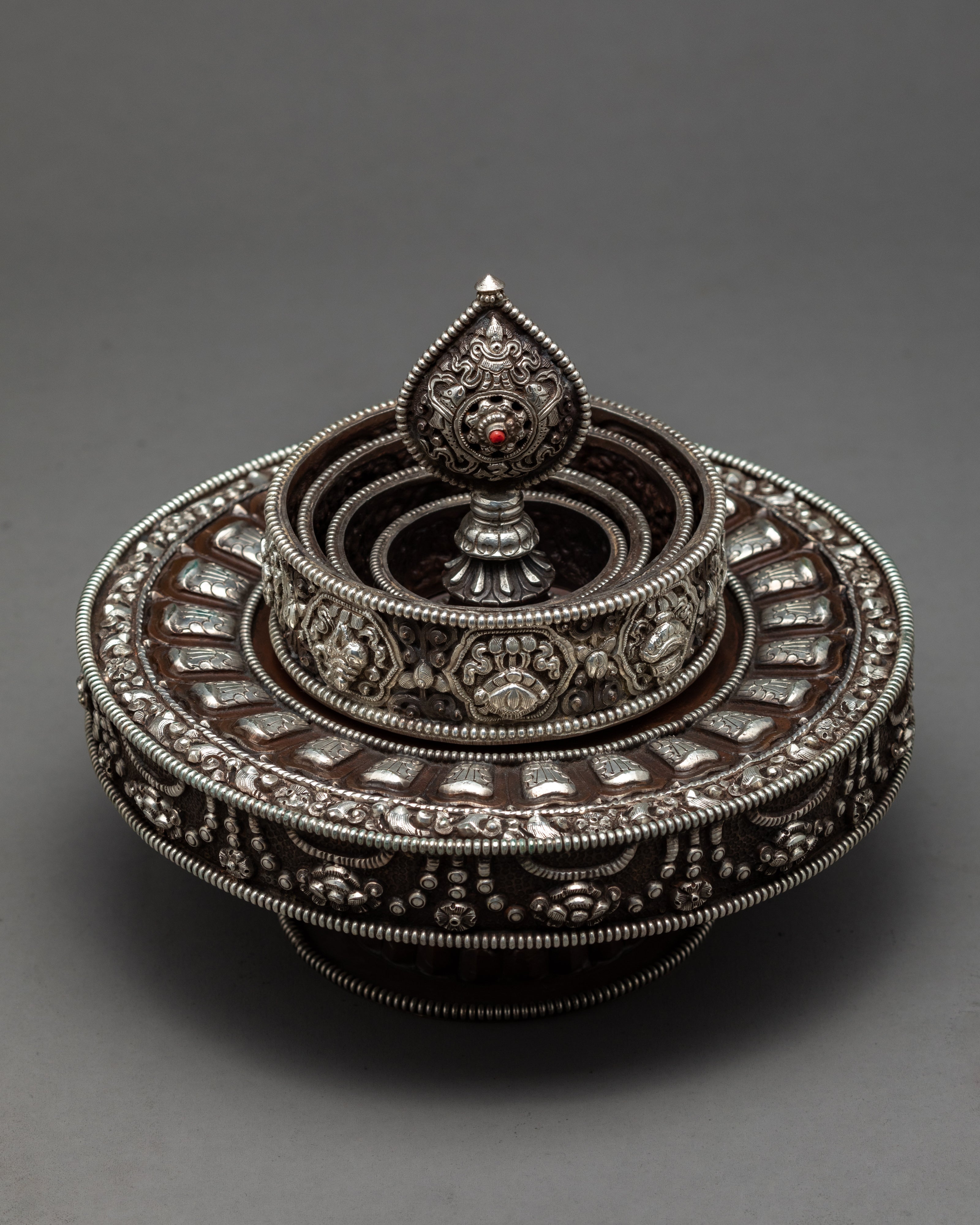 Newari Puja Mandala Set | Buddhist Ritual Items |