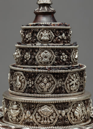 Newari Puja Mandala Set | Buddhist Ritual Items |