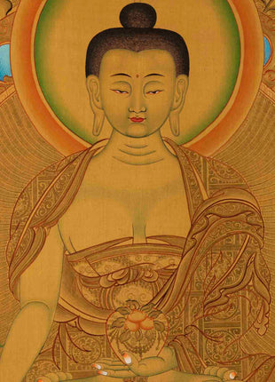 Healing Buddha Thangka | Bhaisajyaguru Thangka | Wall Hanging Decors