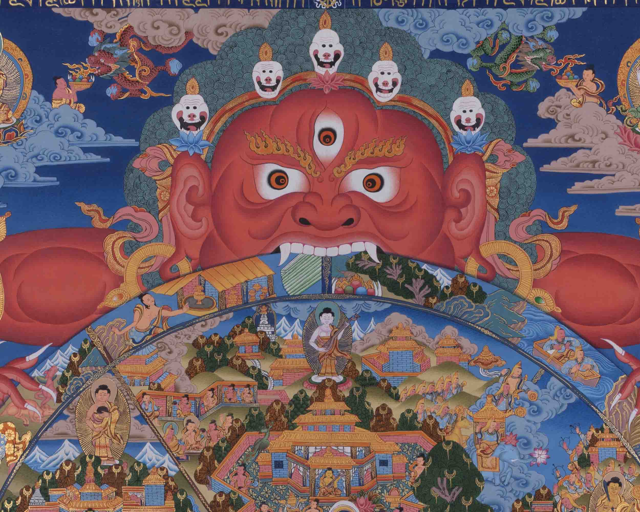 Bhavachakra Thangka | Wall Hanging Decorations