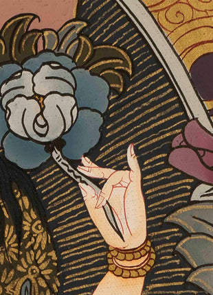 Avalokiteshvara Chengrezig Thangka | Tibetan Buddhist Thangka