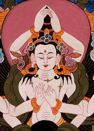 Namsangiti Thangka | Manjushree | Meditation Canvas Art