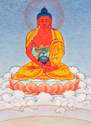 White Tara Symbolism Thangka | Hand-Painted Tibetan Tara Buddhism Art