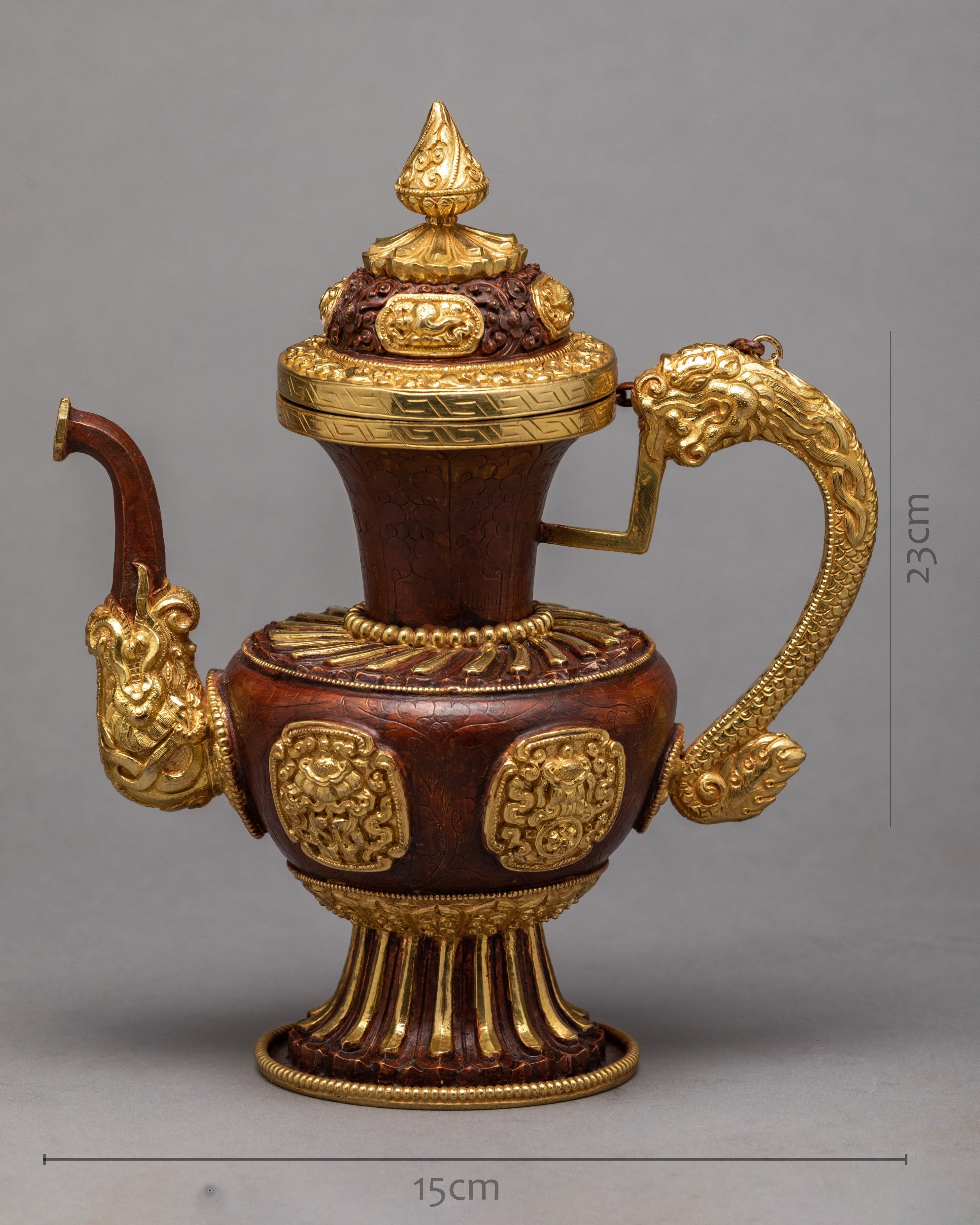 Gold Plated Bhumba Set | Buddhist Ritual Items