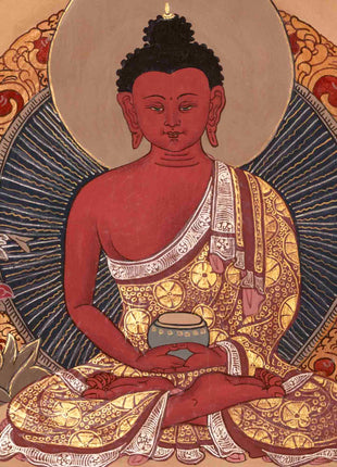 Amitabha Buddha Thangka | Traditional Buddhist Art | Wall Decors