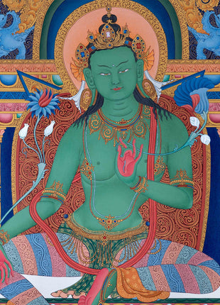 green tara thangka