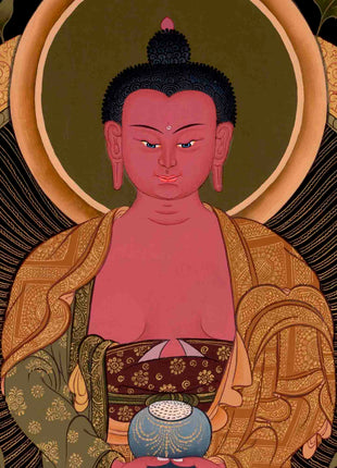 Amitabha Buddha Thangka | Religious Buddhist Art | Wall Decors