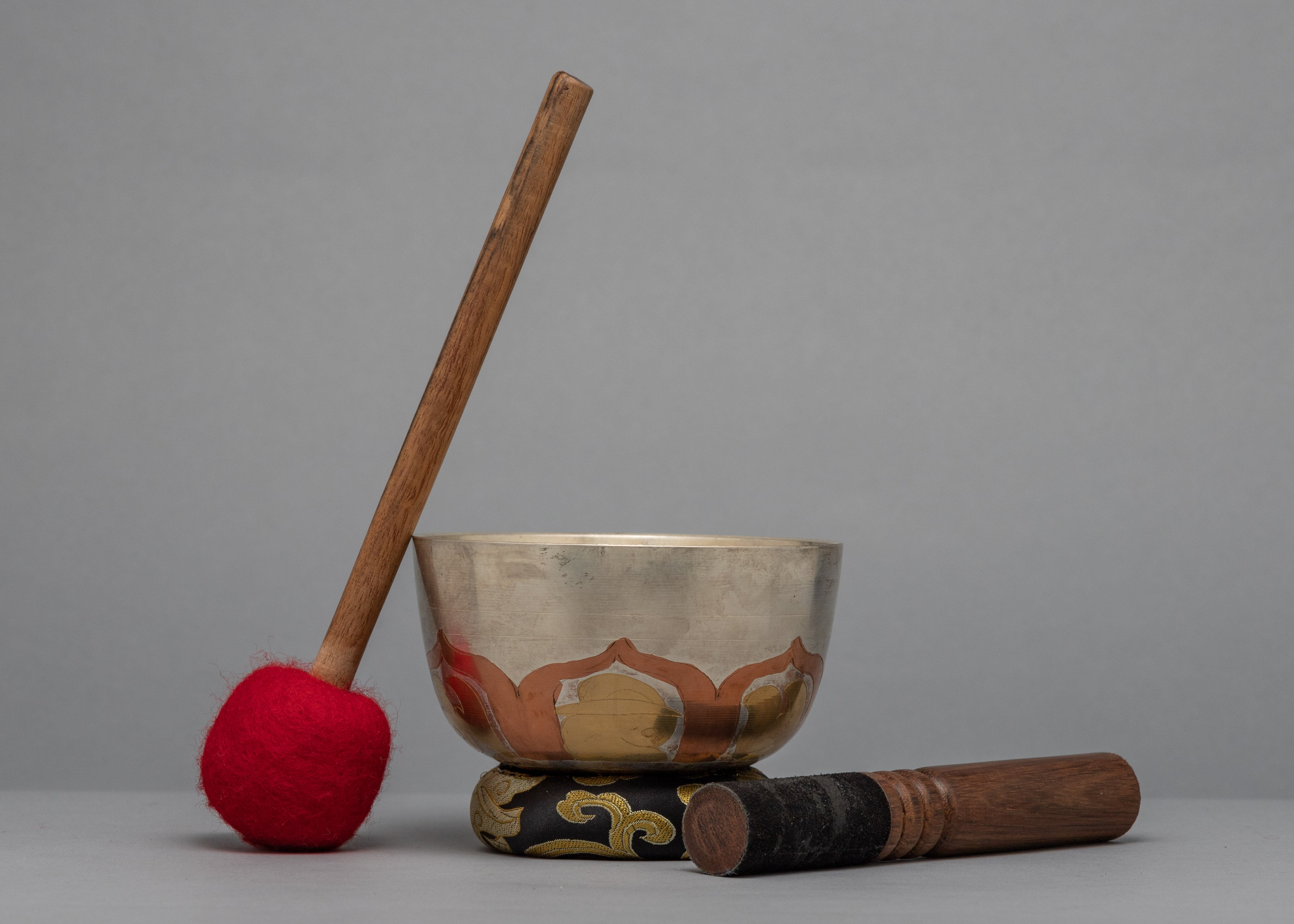 Tibetan Singing Bowls Healing Therapy | Traditional Bowls For Tibetan Buddhist Shrine