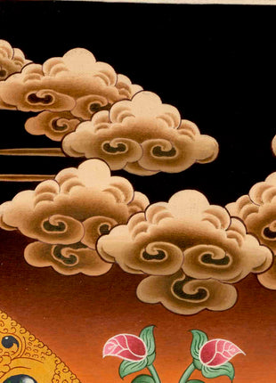 White Rara Painting Thangka | Tibetan Bodhisattva Art