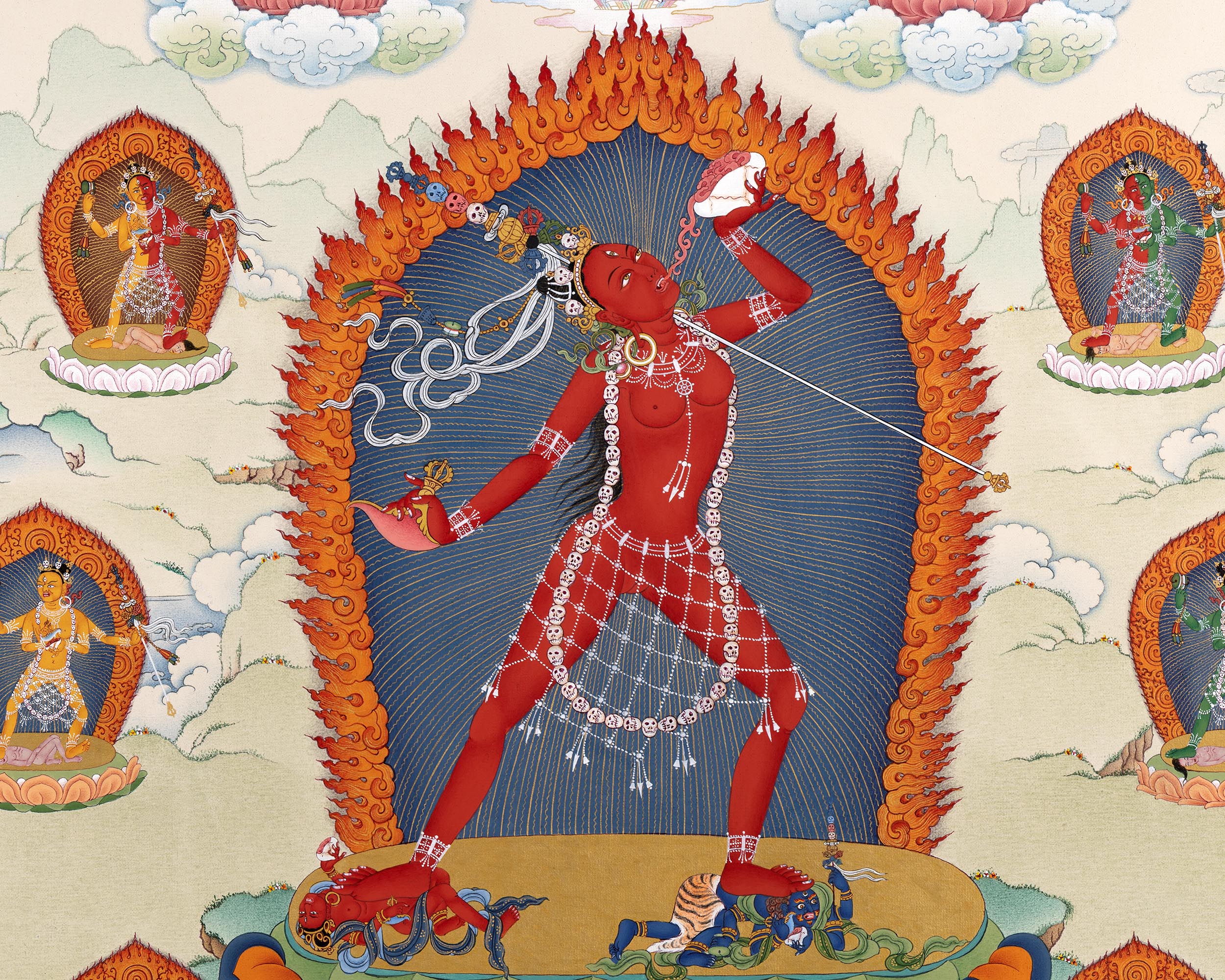 Dakini Thangka Print