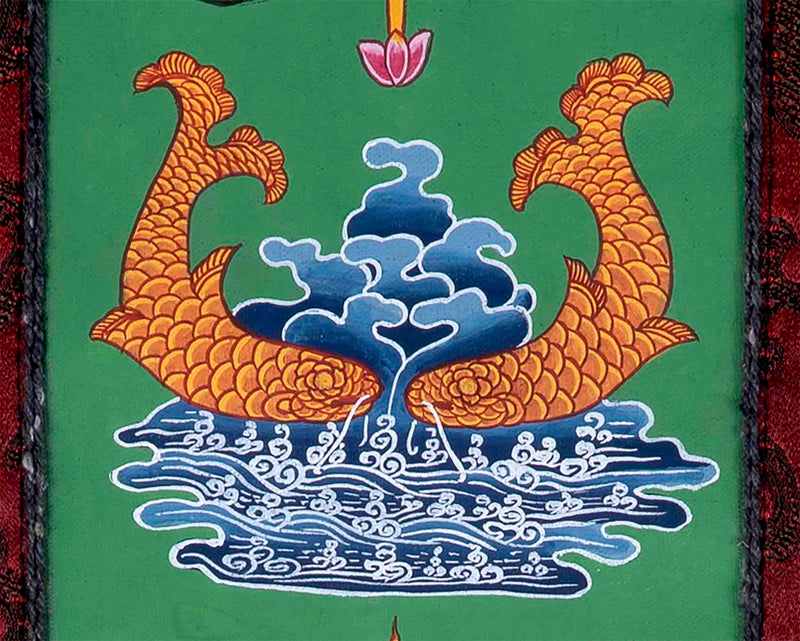 Kalachakra Mantra Thangka | Mindfulness Meditation Object
