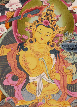 Manjushree Thangka | Wall Decoration Painting
